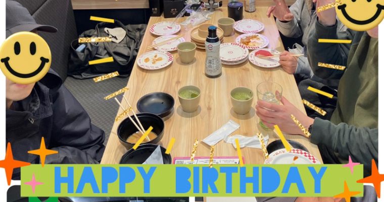 ハッピーバースデー🍣お寿司屋さんへ🍣